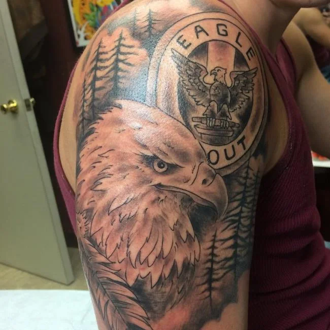 Colección de patrones de tatuajes de águila poderosos y poderosos