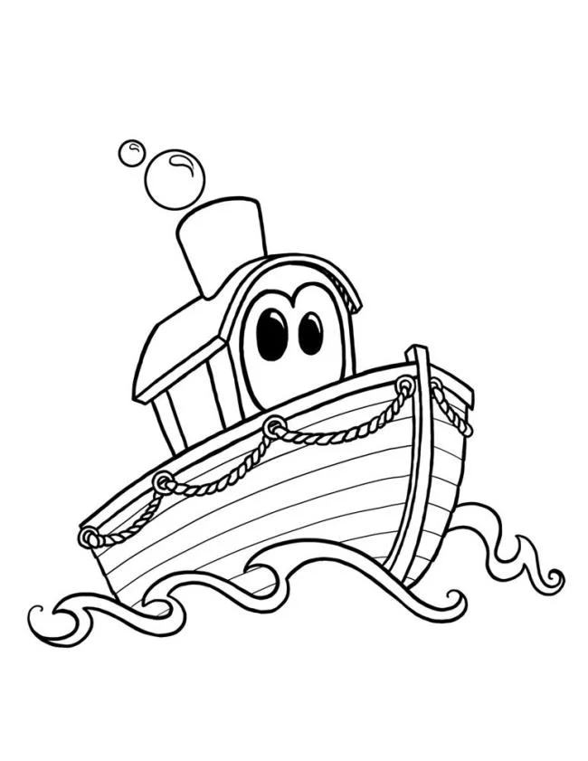 Collection of the most beautiful sailing coloring pictures