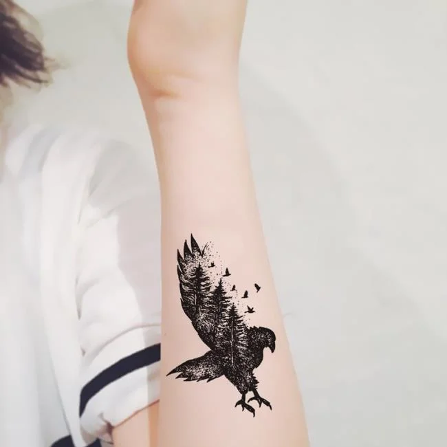 Colección de patrones de tatuajes de águila poderosos y poderosos