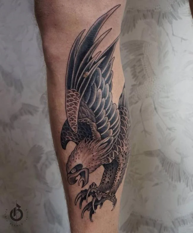 Colección de patrones de tatuajes de águila poderosos y poderosos