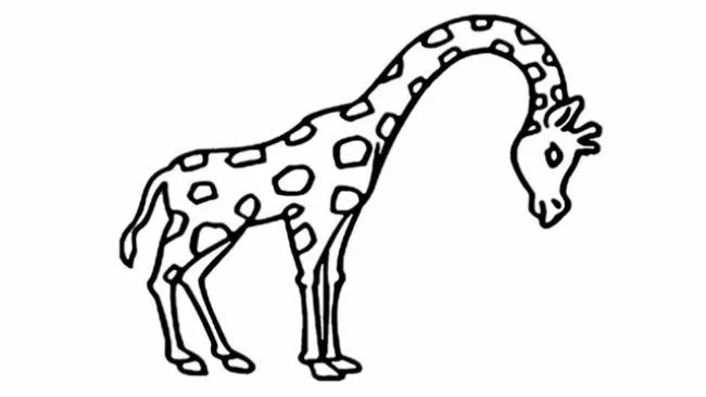Koleksi gambar mewarnai jerapah terbaik untuk anak-anak