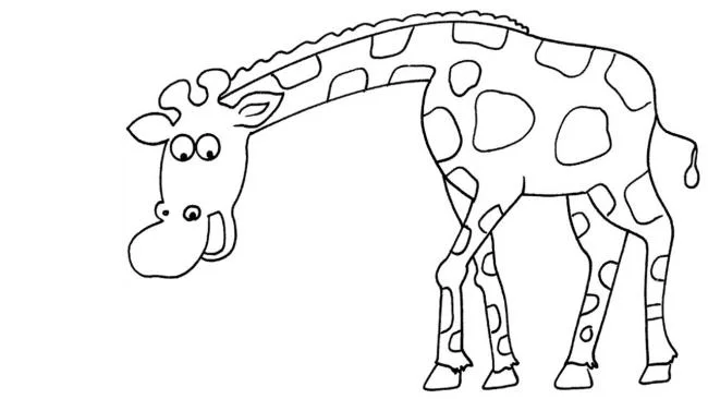 Koleksi gambar mewarnai jerapah terbaik untuk anak-anak