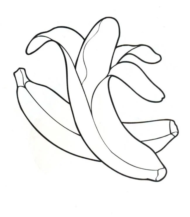 Collection des plus belles images de coloriage de banane
