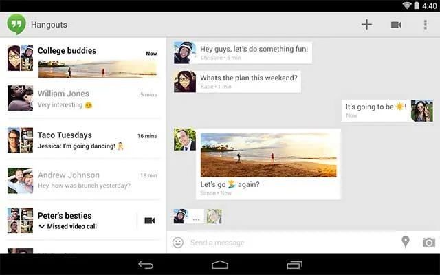 Google Chat برای ارتباط ، گپ بین تیم ها و پروژه ها است