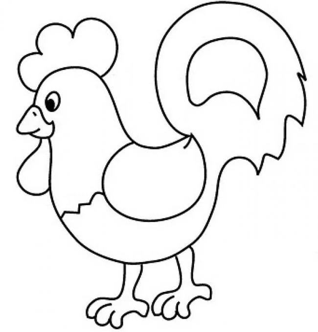 Ringkasan gambar pewarna yang indah untuk ayam bayi