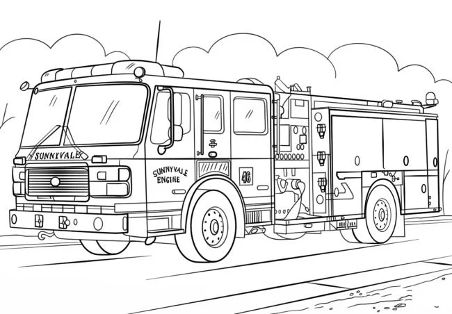 Resumen de fotos de un camión de bomberos