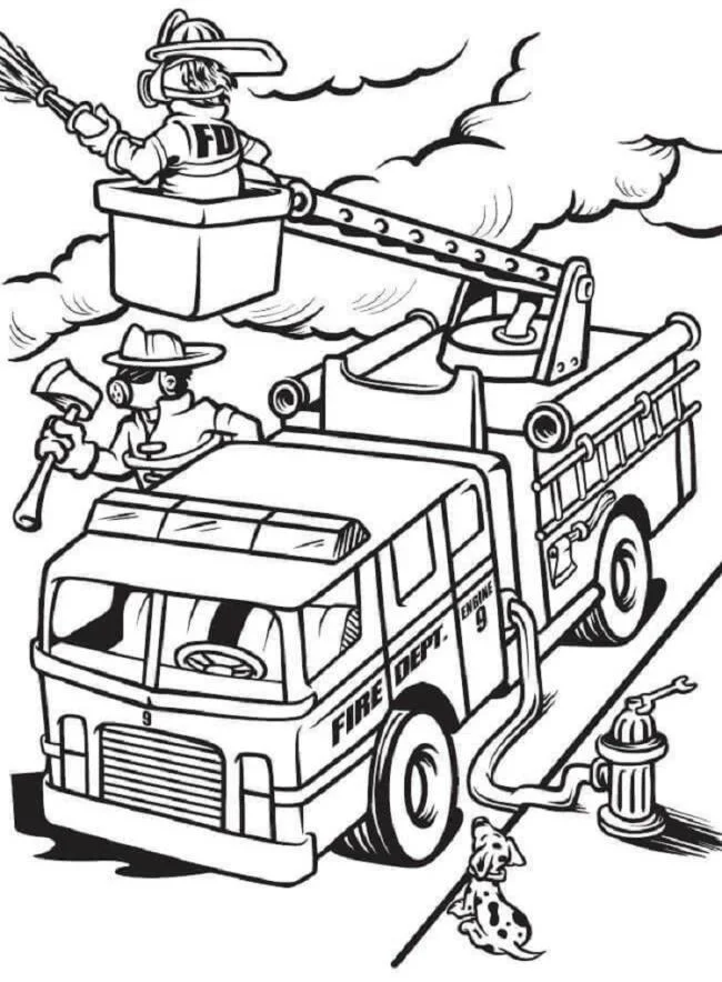 Resumen de fotos de un camión de bomberos