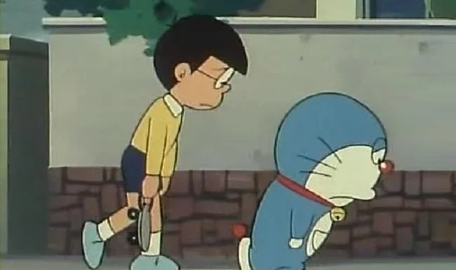 Koleksi gambar sedih nobita yang paling indah