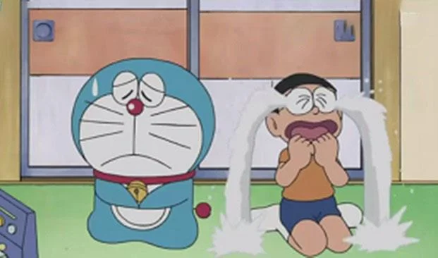 Koleksi gambar sedih nobita yang paling indah