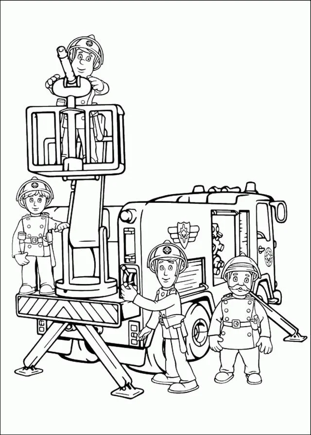 Resumen de fotos de un camión de bomberos