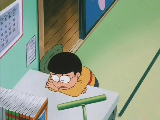 Koleksi gambar sedih nobita yang paling indah