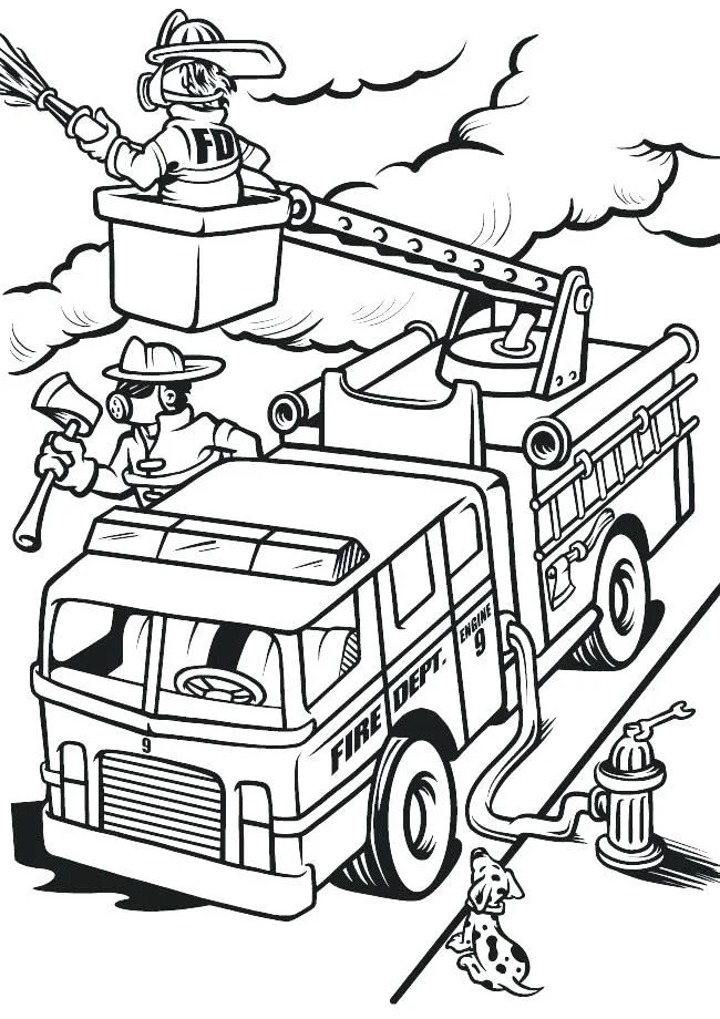 Resumen de fotos de un camión de bomberos