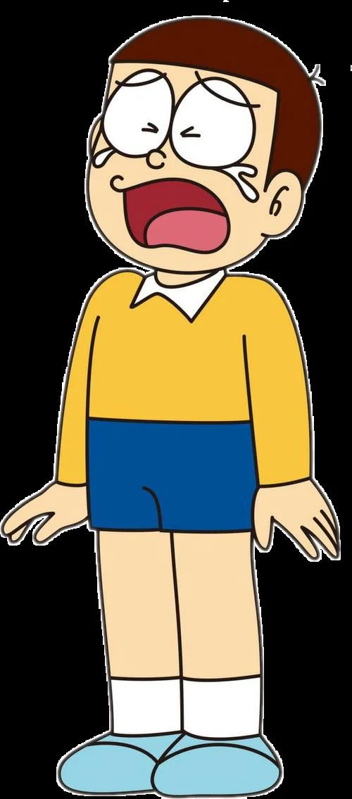 Koleksi gambar sedih nobita yang paling indah