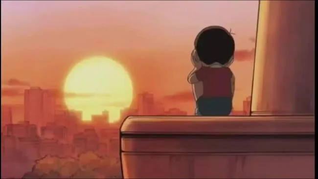 Koleksi gambar sedih nobita yang paling indah