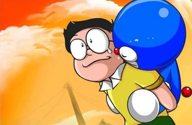 Koleksi gambar sedih nobita yang paling indah