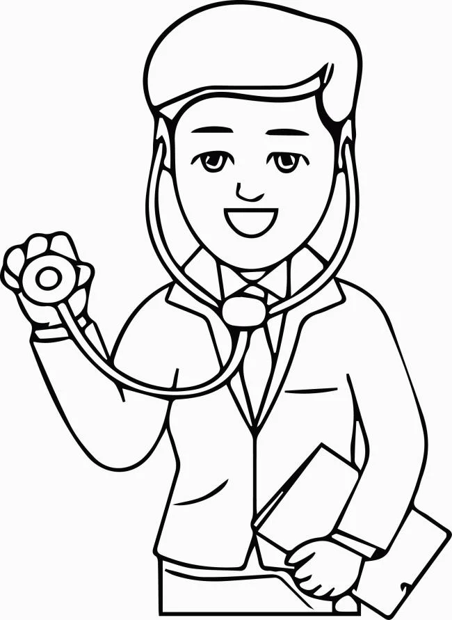 Koleksi gambar pewarna paling indah untuk doktor bayi anda