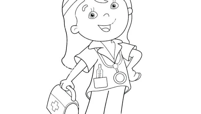 Koleksi gambar pewarna paling indah untuk doktor bayi anda