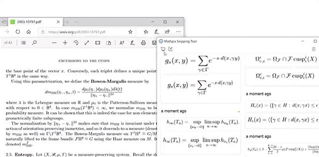 Mathpix के साथ Word में गणितीय सूत्र प्राप्त करने के लिए चरणों का त्वरित सारांश