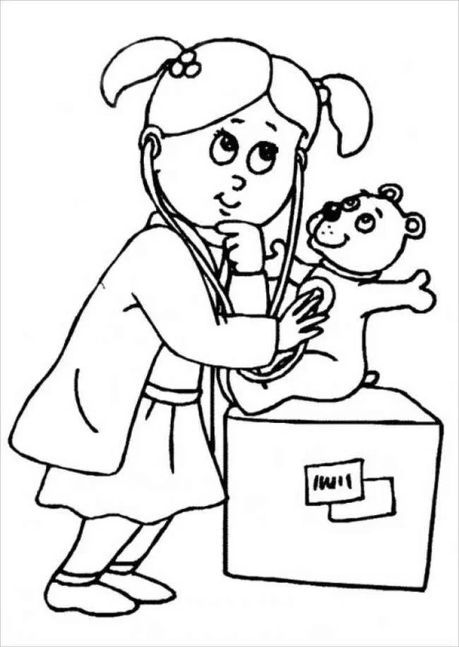 Koleksi gambar pewarna paling indah untuk doktor bayi anda