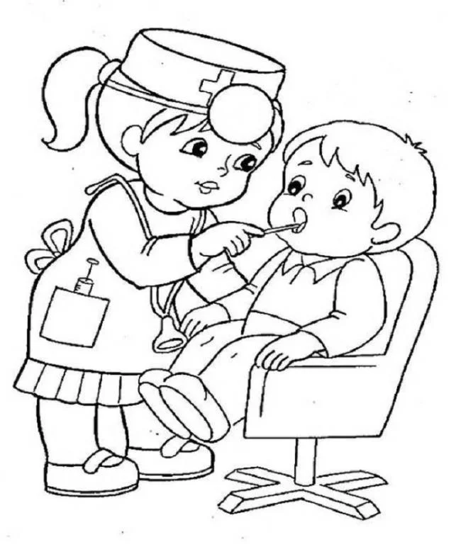 Koleksi gambar pewarna paling indah untuk doktor bayi anda
