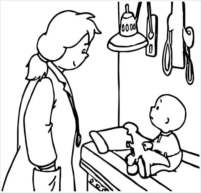 Koleksi gambar pewarna paling indah untuk doktor bayi anda