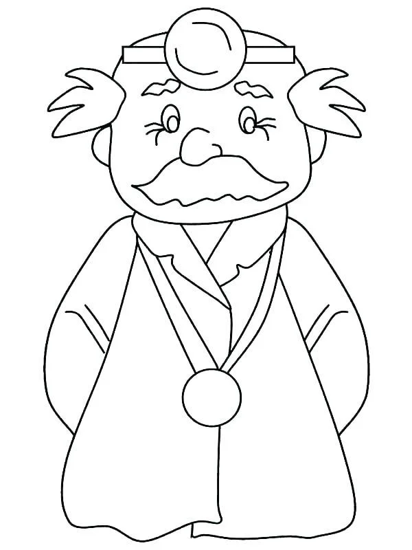 Koleksi gambar pewarna paling indah untuk doktor bayi anda