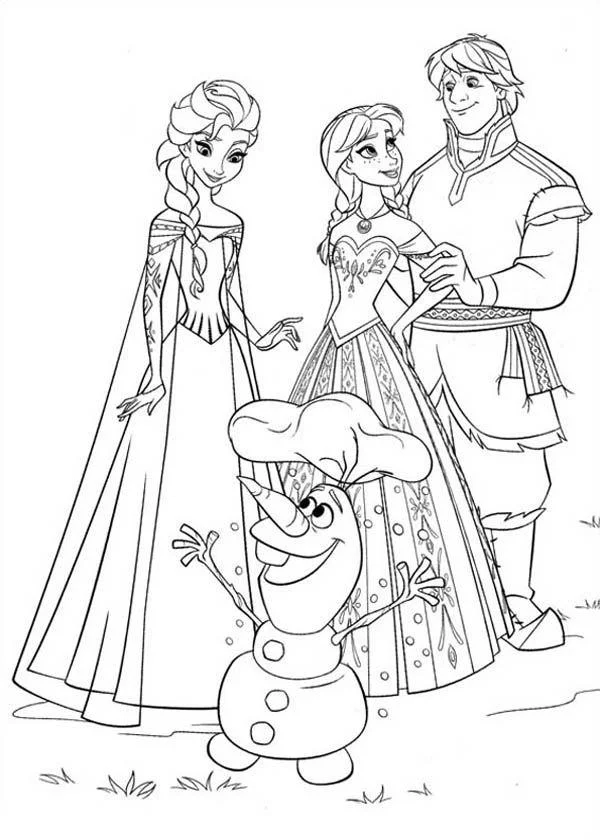 Koleksi halaman mewarnai puteri cantik Elsa