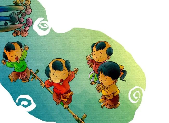 Résumé des plus belles peintures sur les jeux folkloriques