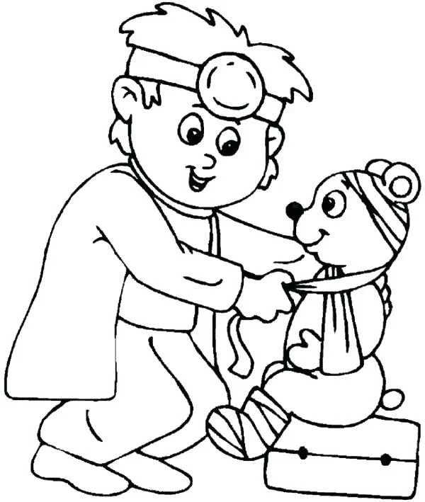 Koleksi gambar pewarna paling indah untuk doktor bayi anda