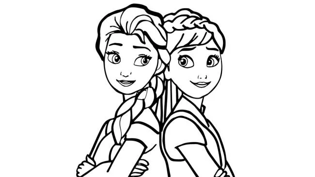 Koleksi halaman mewarnai puteri cantik Elsa