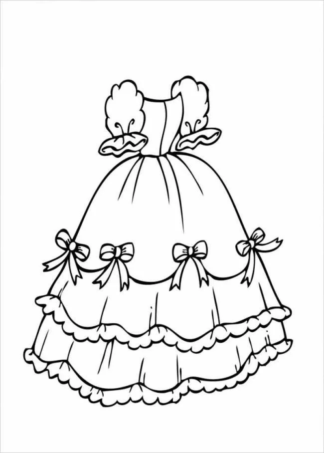 Colección de los más bellos dibujos de princesa para colorear para niños