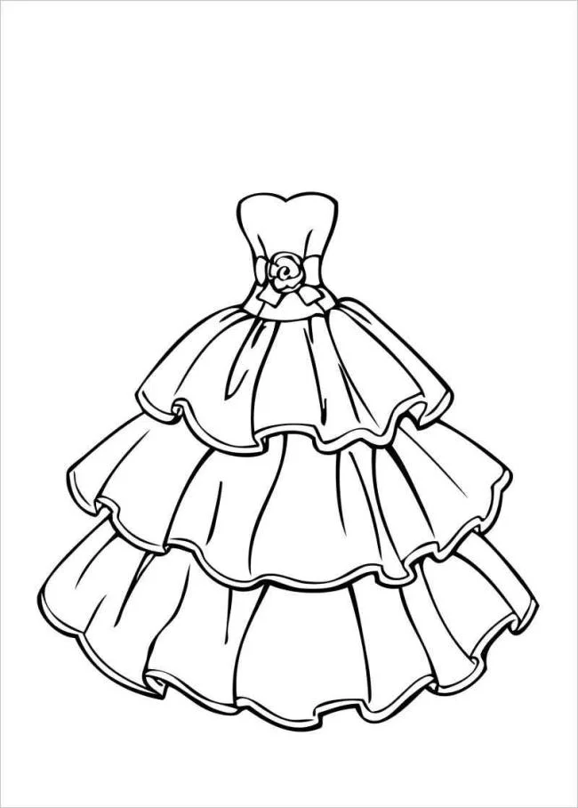Colección de los más bellos dibujos de princesa para colorear para niños
