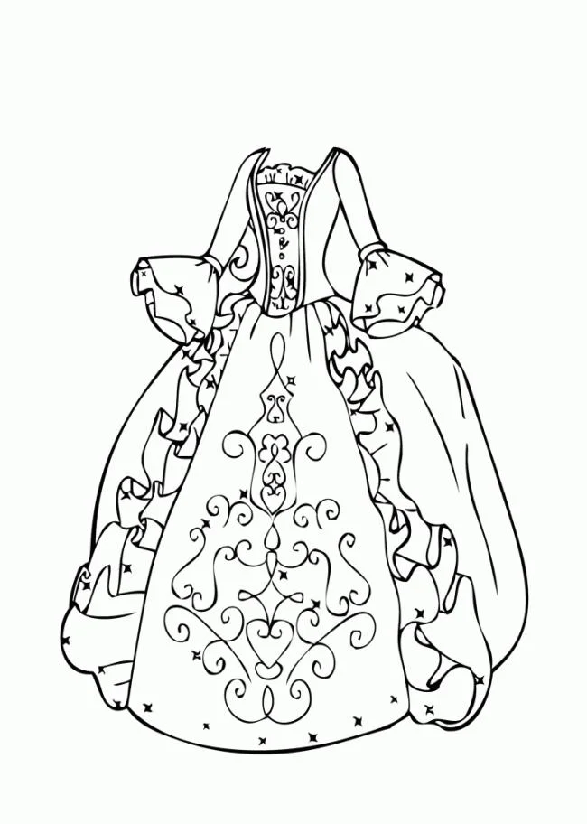 Colección de los más bellos dibujos de princesa para colorear para niños