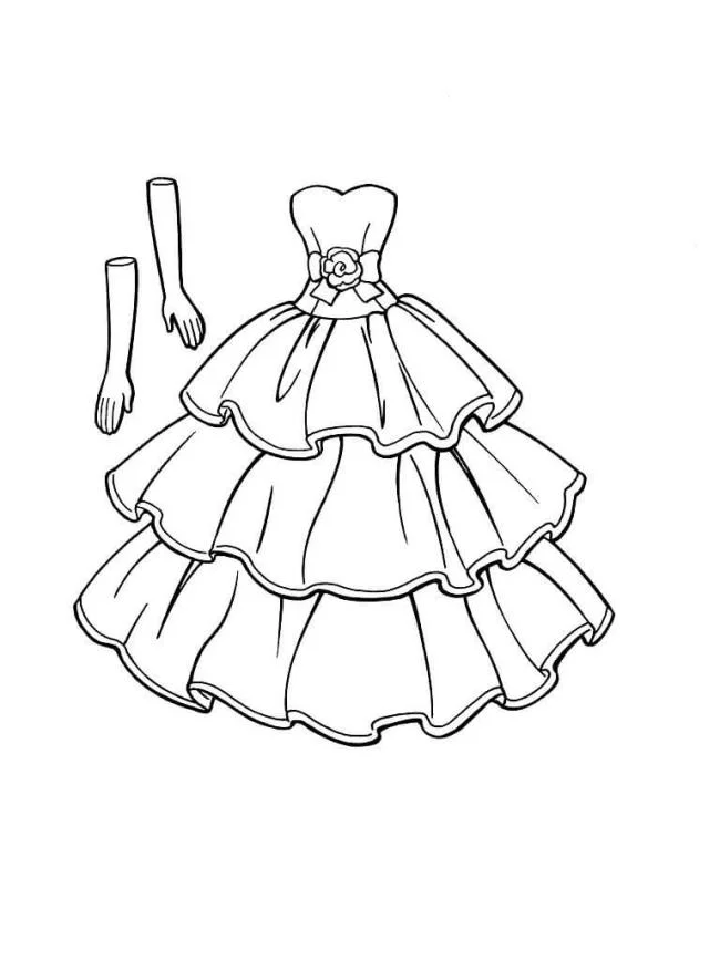 Colección de los más bellos dibujos de princesa para colorear para niños