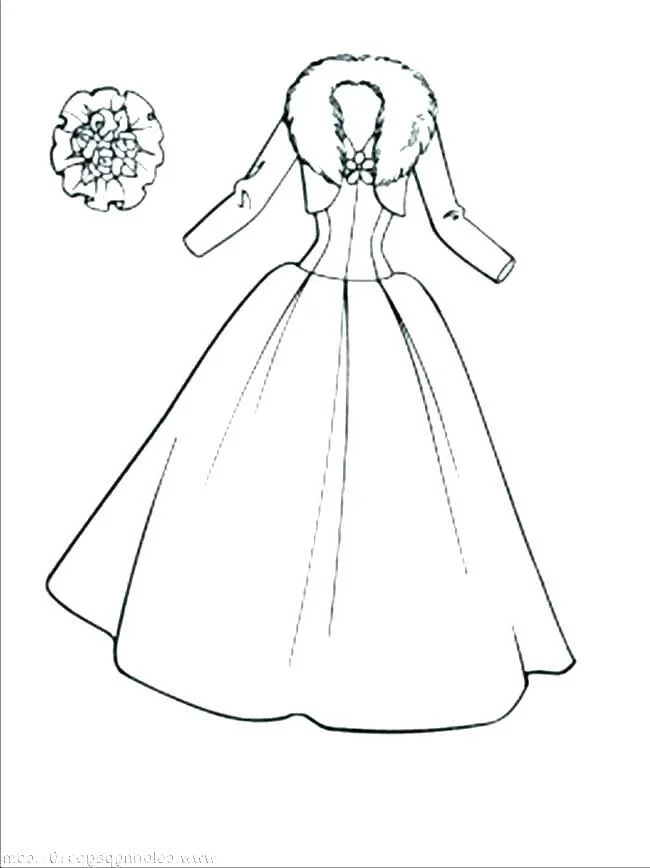 Colección de los más bellos dibujos de princesa para colorear para niños
