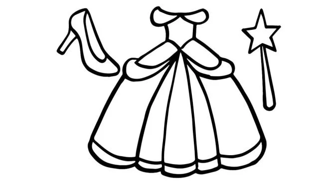 Colección de los más bellos dibujos de princesa para colorear para niños