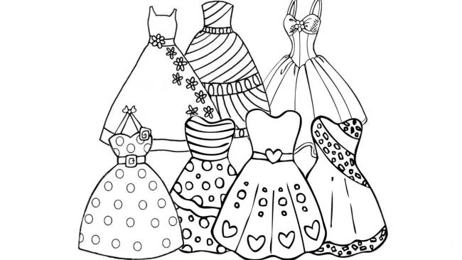 Colección de los más bellos dibujos de princesa para colorear para niños