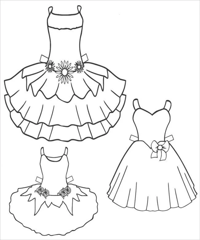 Colección de los más bellos dibujos de princesa para colorear para niños
