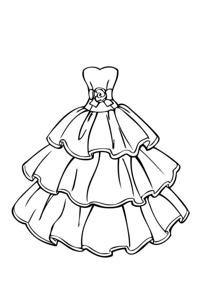 Colección de los más bellos dibujos de princesa para colorear para niños