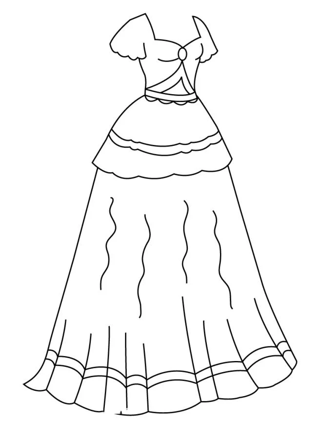 Colección de los más bellos dibujos de princesa para colorear para niños