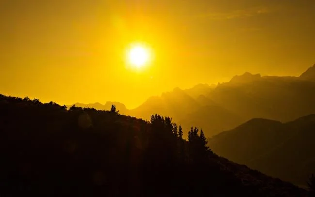 Resumen de las imágenes más bellas del sol.