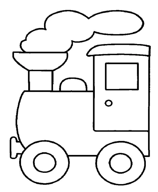Collection of beautiful train coloring pictures