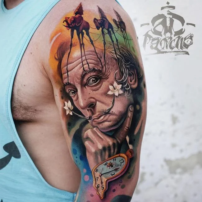 Sugerencia de más de 50 modelos de tatuajes de rosas y relojes extremadamente sexys.