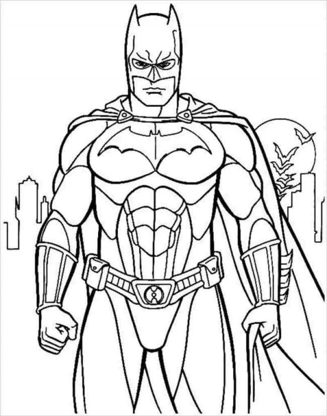 Koleksi gambar pewarna superhero yang indah