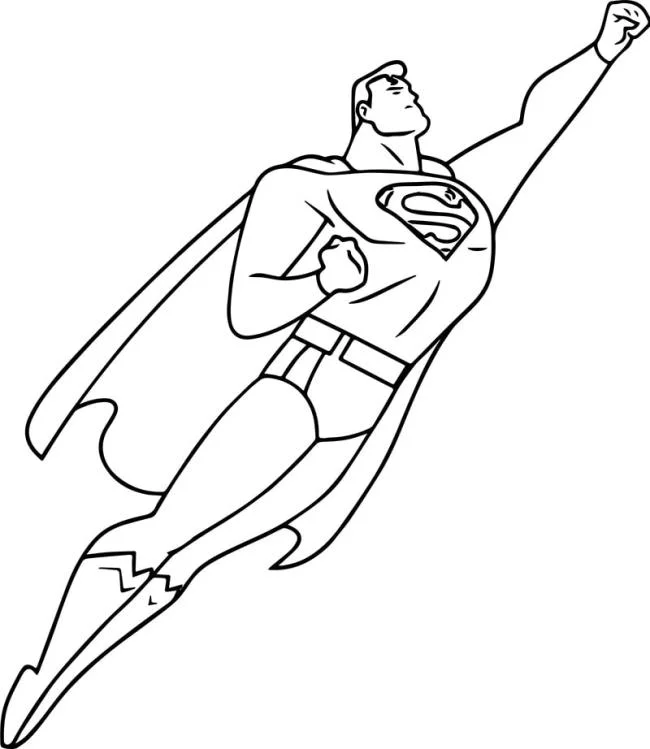 Koleksi gambar pewarna superhero yang indah