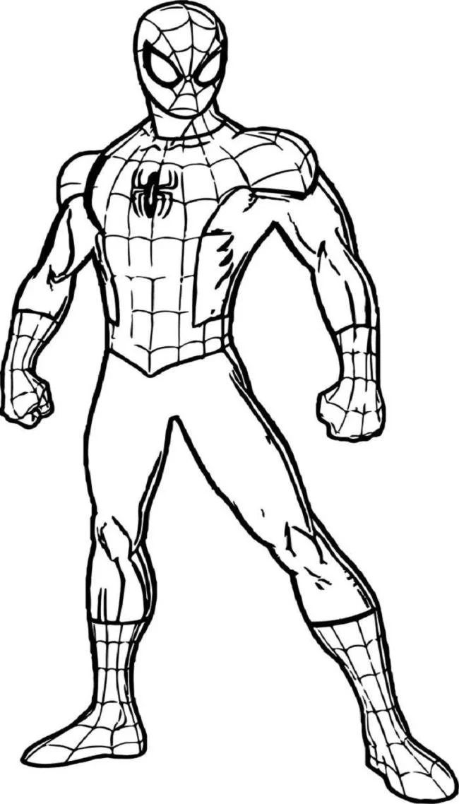 Koleksi gambar pewarna superhero yang indah