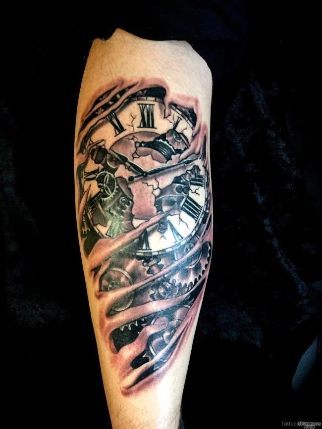 Sugerencia de más de 50 modelos de tatuajes de rosas y relojes extremadamente sexys.