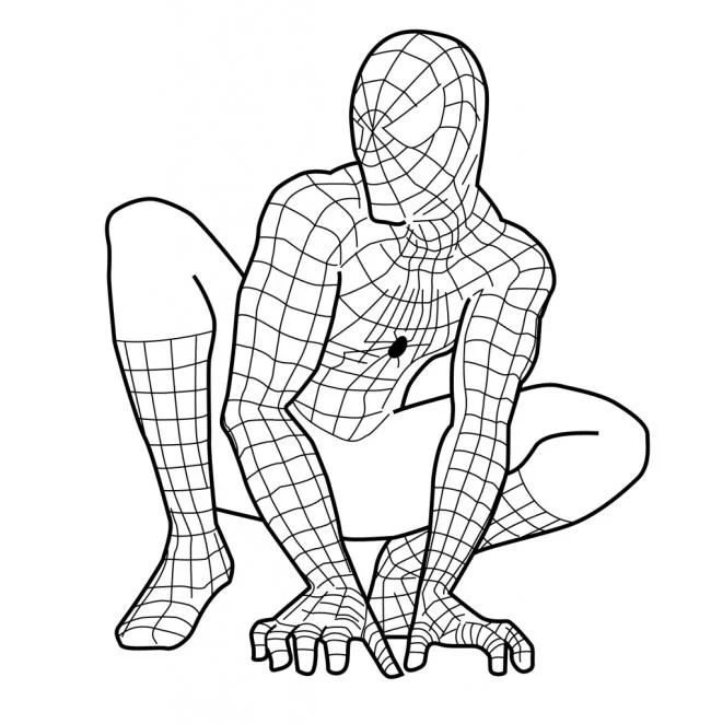 Koleksi gambar pewarna superhero yang indah