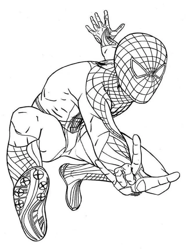 Koleksi gambar pewarna superhero yang indah