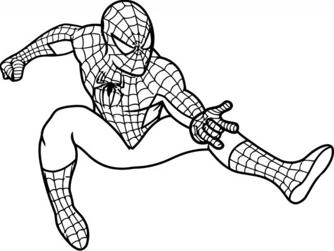 Koleksi gambar pewarna superhero yang indah